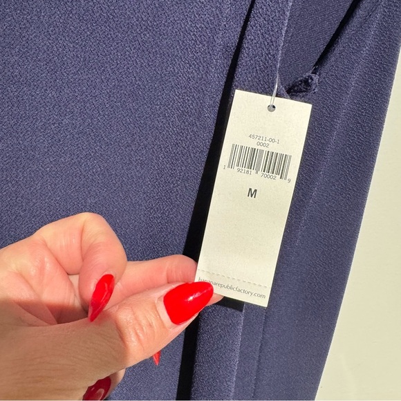 Banana Republic Factory Deep Blue Maxi Dress. Size Medium - Picture 3 of 8